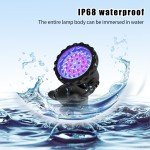 36 RGB LED Submersible Pond Spotlights with Remote