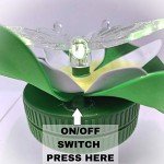 Floating Butterfly LED Pond Light with Lily Pad