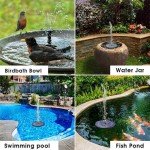 Solar Floating Fountain Pump for Bird Baths
