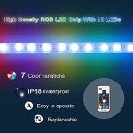 Lighted Acrylic Waterfall Pool Fountain with Remote