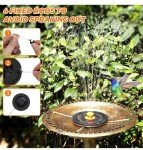 Upgraded Solar Bird Bath Fountain Pump