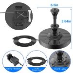Yzert Colorful 12-Light Pond Fountain with Power Cord
