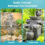 RGB Pond Fountain Kit with Filter and Pump 660GPH