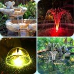 RGB Pond Fountain Kit with Filter and Pump 660GPH