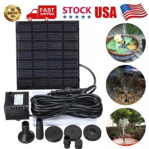 Solar Floating Fountain Pump for Bird Baths & Ponds