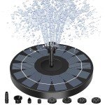 Solar Bird Bath Fountain Pump - 2.5W Upgrade