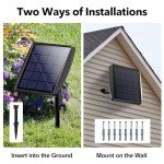 Solar RGB LED Pond Lights with Battery - 3 Pack