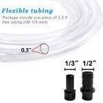 10W Submersible Pump with Tubing for Ponds