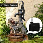 10W Submersible Pump with Tubing for Ponds