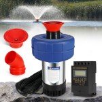 Ytrica 1HP Floating Pond Aerator Fountain Pump