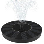 Solar Powered Bird Bath Fountain Pump Kit