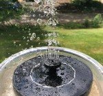 Solar Powered Bird Bath Fountain Pump Kit