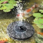 Solar Powered Bird Bath Fountain Pump Kit