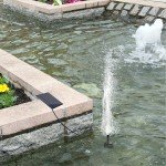 Solar Powered Floating Fountain for Garden Ponds