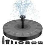 2.5W Solar Fountain Pump for Bird Baths & Gardens