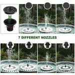 Solar Water Fountain with Disco LED Lights