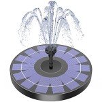 2.5W Solar Fountain Pump for Bird Baths & Gardens