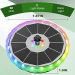 Solar Water Fountain with Disco LED Lights