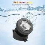 Warm White LED Underwater Pond Spotlights