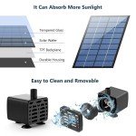 Solar Floating Fountain Pump for Bird Baths