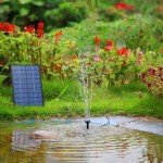 Solar Floating Fountain Pump for Bird Baths