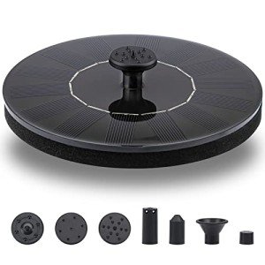 Solar Fountain Pump Kit for Bird Baths & Gardens