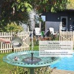 Solar Fountain Pump Kit for Bird Baths & Gardens