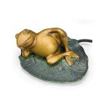 Lazy Frog Lily Pad Fountain for Ponds