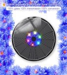 Solar Floating Fountain with Flower and Nozzles