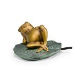 Lazy Frog Lily Pad Fountain for Ponds