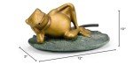 Lazy Frog Lily Pad Fountain for Ponds