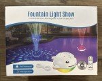 Rechargeable Floating Pool Fountain with Lights