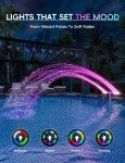 Solar Pool Fountain with Lights & Remote Control