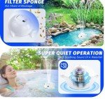 Rechargeable Floating Pool Fountain with Lights