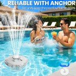Floating Rechargeable Pool Fountain with Lights