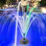 Yzert Electric 2-Tier Colorful Pond Fountain