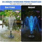 Yzert Electric 2-Tier Colorful Pond Fountain