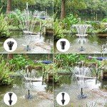 Yzert Electric 2-Tier Colorful Pond Fountain