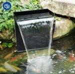 55W Solar Fountain Pump with Waterfall Box