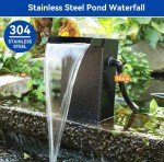 55W Solar Fountain Pump with Waterfall Box