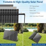 55W Solar Fountain Pump with Waterfall Box