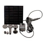 Hovico Solar Fountain for Bird Baths & Ponds
