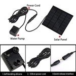 Hovico Solar Fountain for Bird Baths & Ponds
