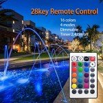 RGB Color Changing Pond Lights with Timer