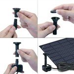 Hovico Solar Fountain for Bird Baths & Ponds