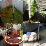 Hovico Solar Fountain for Bird Baths & Ponds