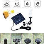 Solar Floating Fountain Pump for Bird Baths & Ponds