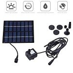 Solar Floating Fountain Pump for Bird Baths & Ponds