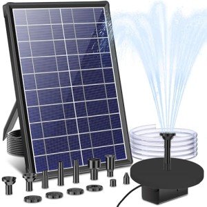 7.5W Solar Pond Pump with DIY Tubing