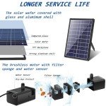 7.5W Solar Pond Pump with DIY Tubing